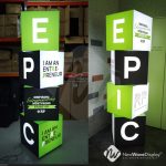 Republic Polytechnic Acrylic LED Cube 500mm