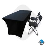 Tradeshow Table with Stretch Fabric-4