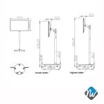 Rotatable 32" Smart Touch Screen with Stand (Rental)-6