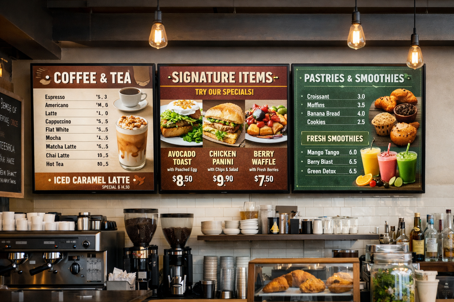 Digital Menu Board Design - New Wave Display